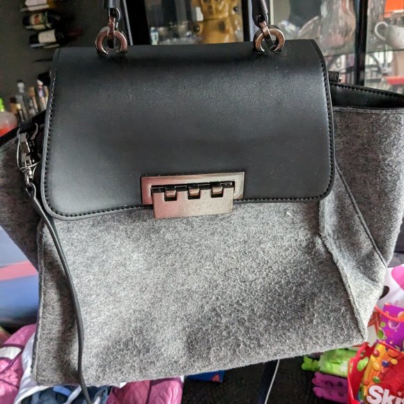 Zac Poser grey handbag - Picture 1 of 3